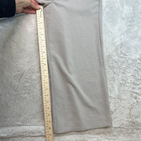 Babaton Romper Size 4 Nude Cropped Off Shoulder Wide Leg Sleeveless Romper Ruffl - Picture 11 of 16